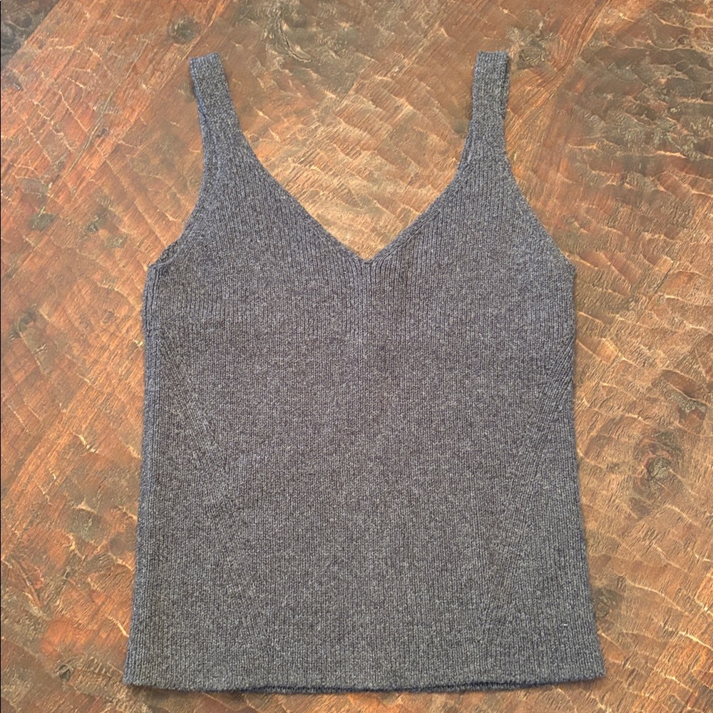 Old Navy Charcoal Knit Top
